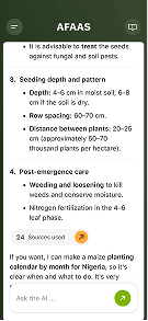 Screenshot of the platform interface on phone